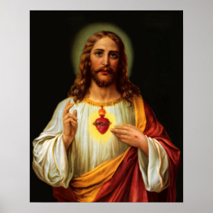 Poster Sacred Heart of Jesus 2 Imprimer l'affiche