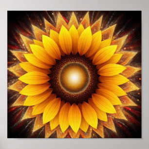 Poster SacredSunFlower