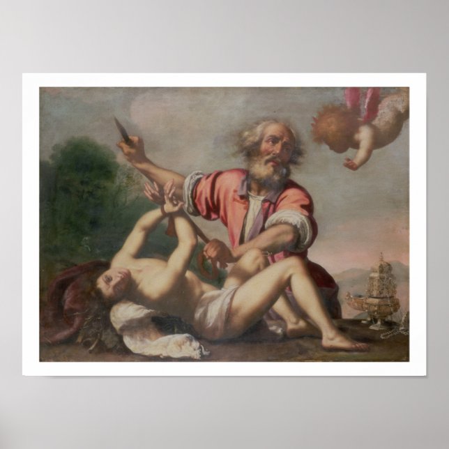 Poster Sacrifice d'Isaac (Devant)
