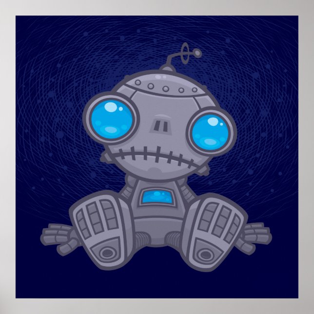 Poster Sad Robot (Devant)