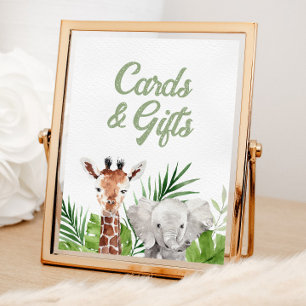 Poster Safari Animals Cards and Gifts