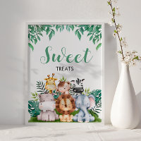 Safari Animaux Sweet Traitements Signale, Wild ONE