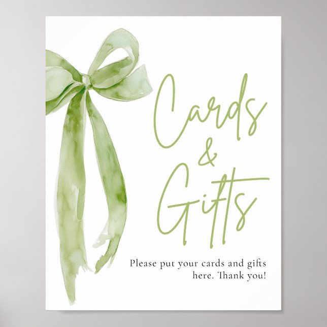 Poster Sage d'aquarelle Cartes et Cadeaux écolos (Devant)