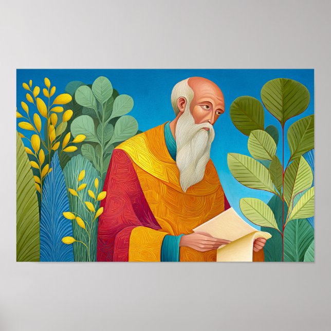Poster Sagesse de Saint Polycarpe (Devant)