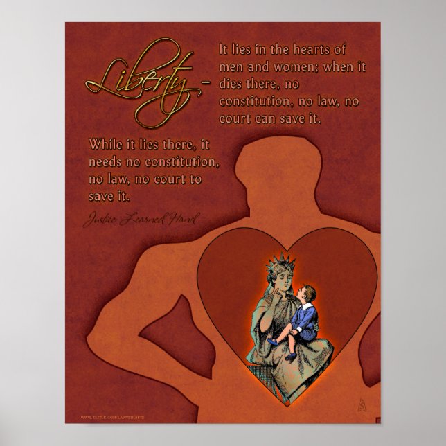 Poster Sagesse judiciaire - Main sur la liberté (v2) (Devant)