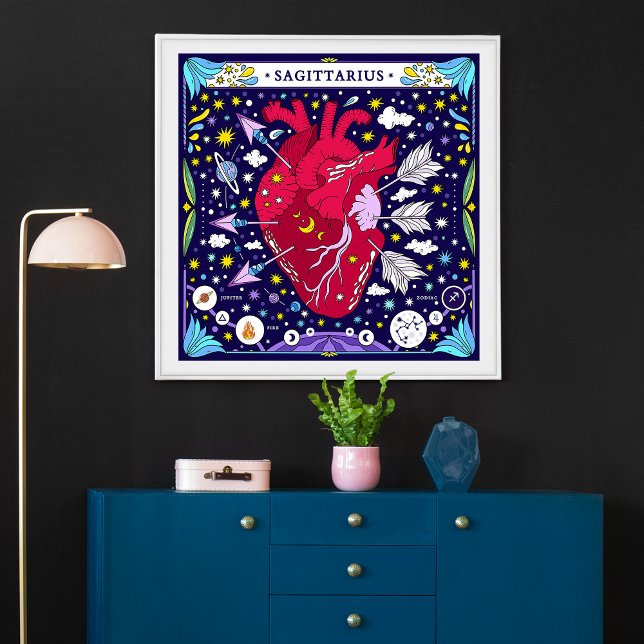 Poster Sagittaire : "Esprit aventurier" Zodiac (Créateur téléchargé)