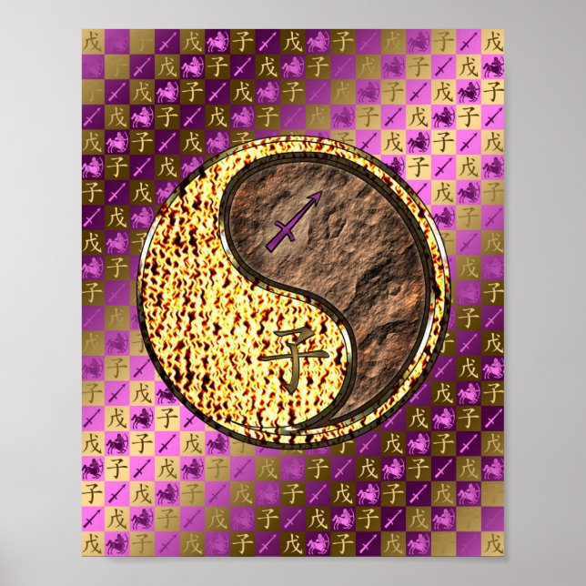 Poster Sagittaire et Rat de la Terre (Devant)