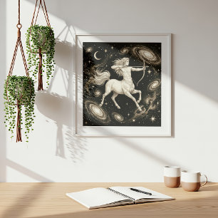 Poster Sagittaire Zodiaque Céleste Astrologie