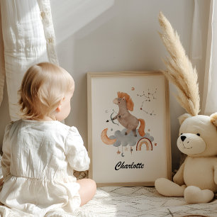 Poster Sagittarius Baby - Pour Votre Petit Archer Zodiac