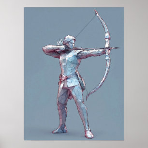 Poster Sagittarius signe zodiaque