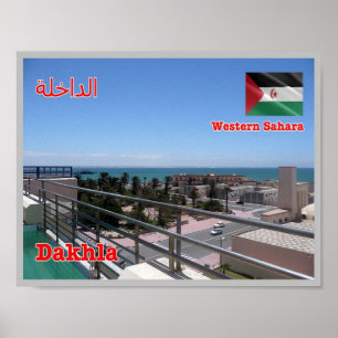 Poster Sahara occidental - Dakhla -