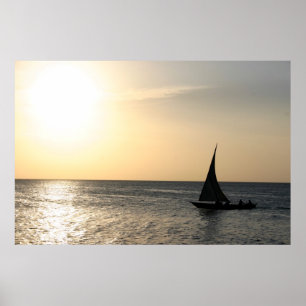 Poster Sailing Into the Sunset