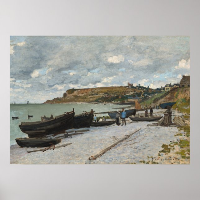 Poster Saint-Adresse, 1867 Claude Monet Fine Art (Devant)