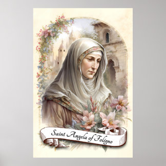Poster Saint Angela de Foligno