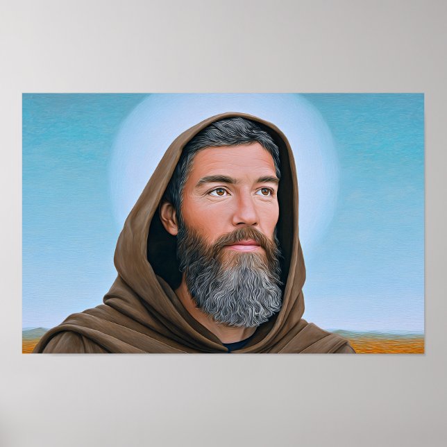 Poster Saint Anthony the Abbot: The Desert Hermit’s Peace (Devant)