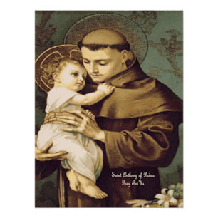 Poster Saint Antoine de Padoue