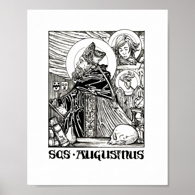 Poster Saint Augustin d'Hippopotame (Devant)