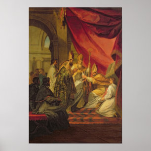 Poster Saint Augustin ordonnée comme évêque