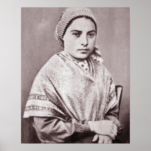 Poster Saint Bernadette Soubirous