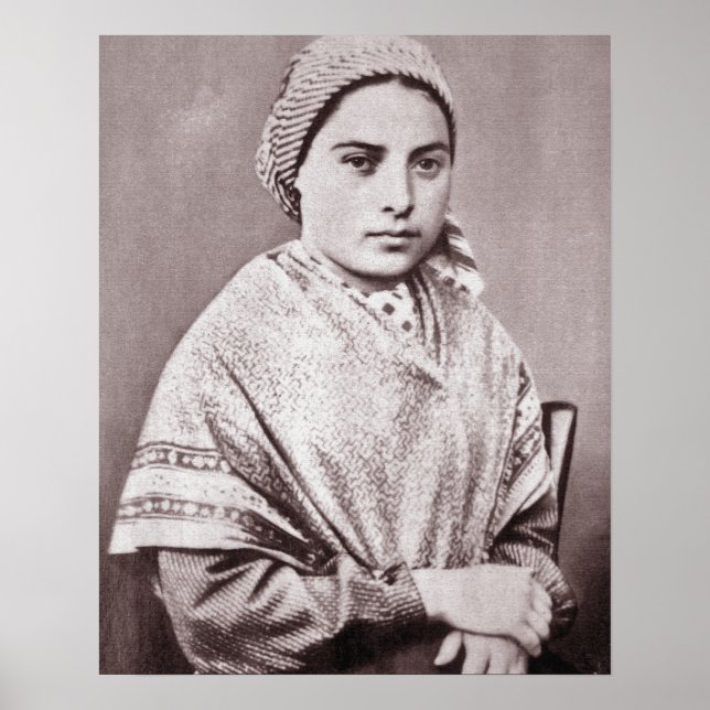 Poster Saint Bernadette Soubirous (Devant)