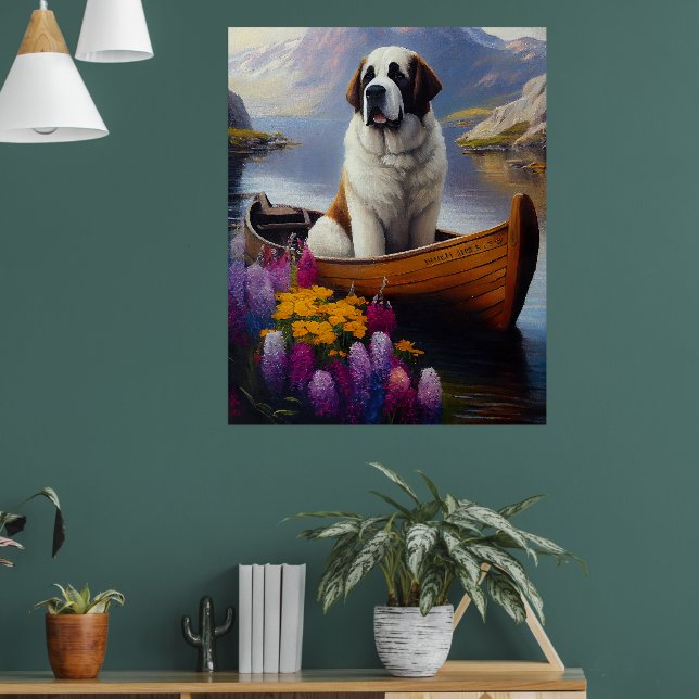 Poster Saint Bernard à la pagaie : Une aventure Pittoresq (Salon 1)