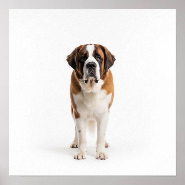 Poster Saint Bernard Art (Devant)