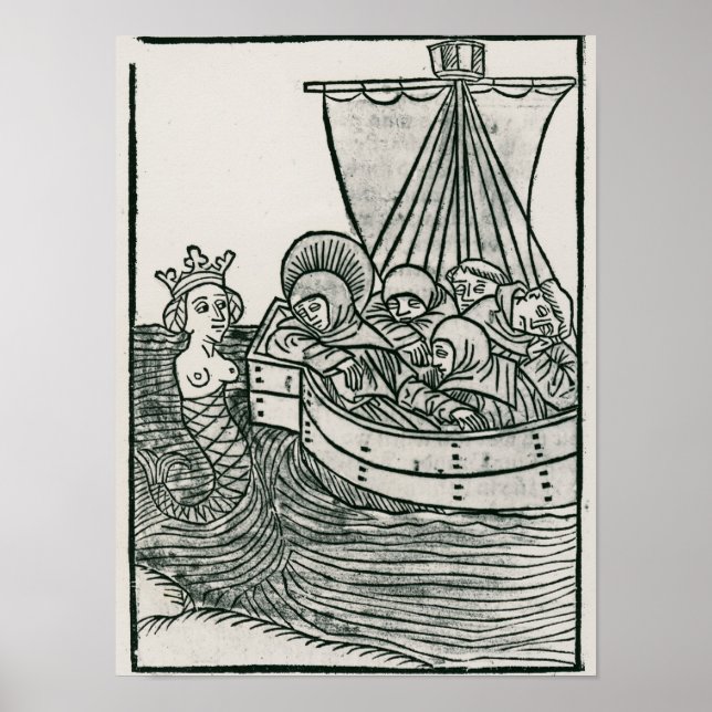 Poster Saint-Brendan et la sirène (Devant)