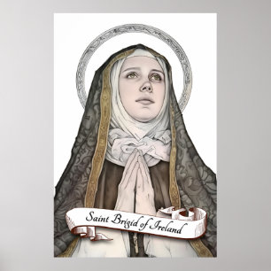 Poster Saint Brigid d'Irlande