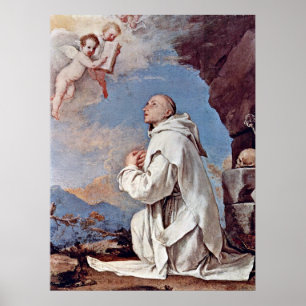 Poster Saint Bruno le carthusien par Jusepe de Ribera