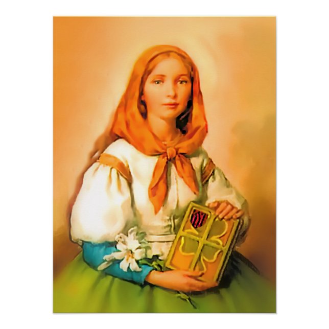 Poster Saint Dymphna (Devant)