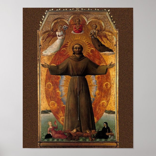 Poster Saint François d'Assise (Devant)