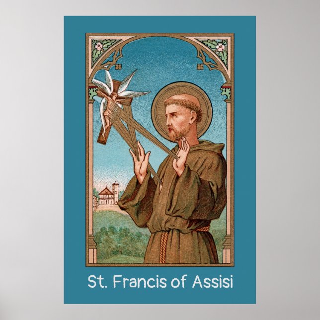 Poster Saint François d'Assise, Pater Seraphicus (SAU 040 (Devant)