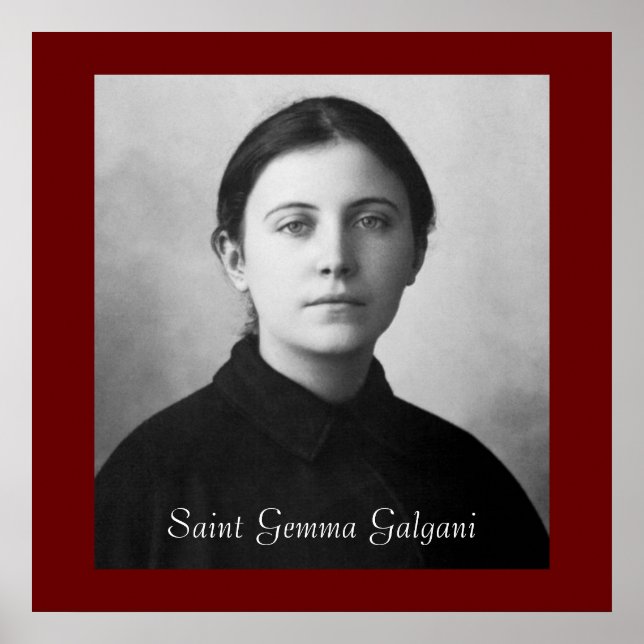 POSTER SAINT GEMMA GALGANI (Devant)