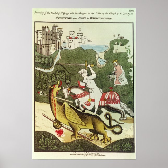 Poster Saint George et le Dragon (Devant)