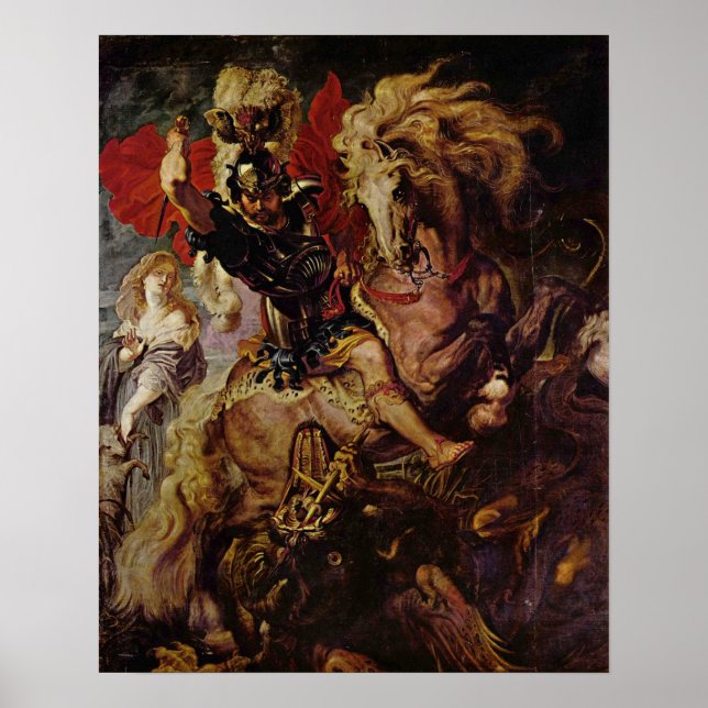 Poster Saint George et le Dragon (Devant)
