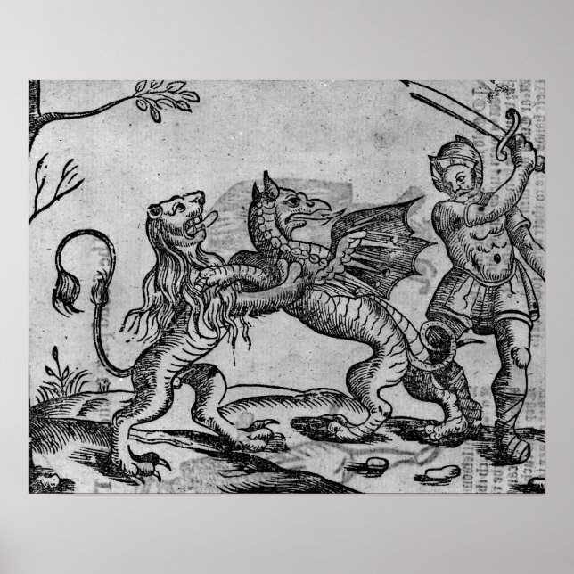 Poster Saint-George et le Dragon (Devant)