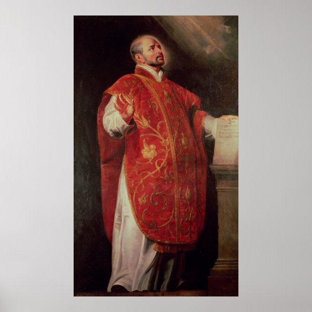 Poster Saint Ignace de Loyola Fondateur des Jésuites (Devant)