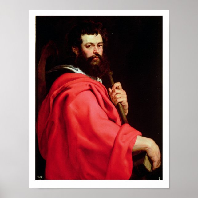 Poster Saint Jacques l'Apôtre, vers 1612-13 (huile sur pa (Devant)