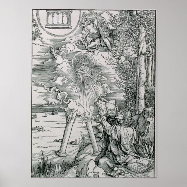 Poster Saint-Jean dévorer le livre (Devant)