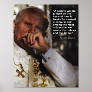 Poster Saint Jean-Paul II