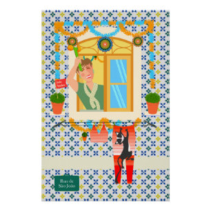 Poster Saint John Portugais Festa Voisin