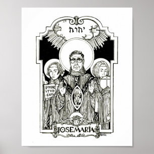 Poster Saint Josemaria Escriva