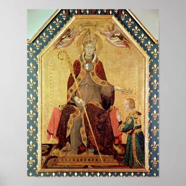 Poster Saint Louis de Toulouse couronnant son frère (Devant)