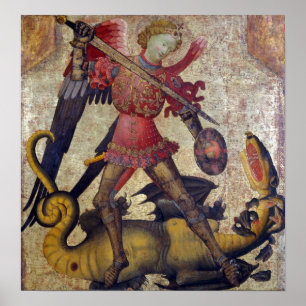 Poster Saint Michael et le Dragon