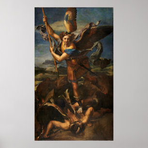 Poster Saint Michael Vanquishing Satan