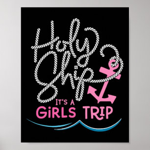Poster Saint Navire Girls Voyage Chemise Fun Croisière Va