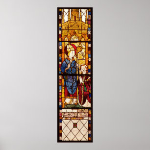 Poster Saint Nicolas avec un donateur