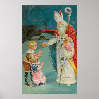 Poster Saint Nicolas de Noël
