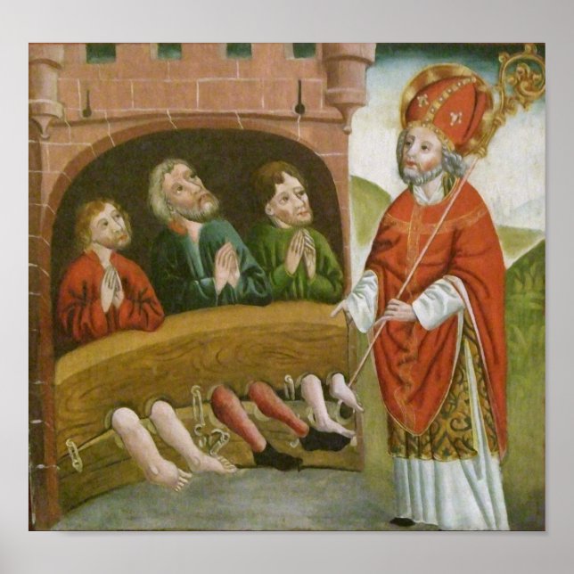 Poster Saint Nicolas de Noël (Devant)