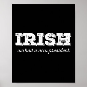 Poster Saint-Patricks, journée anti-Trump Nouveau préside